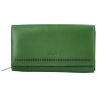 Dámská kožená peněženka zelená - Bellugio Ermína