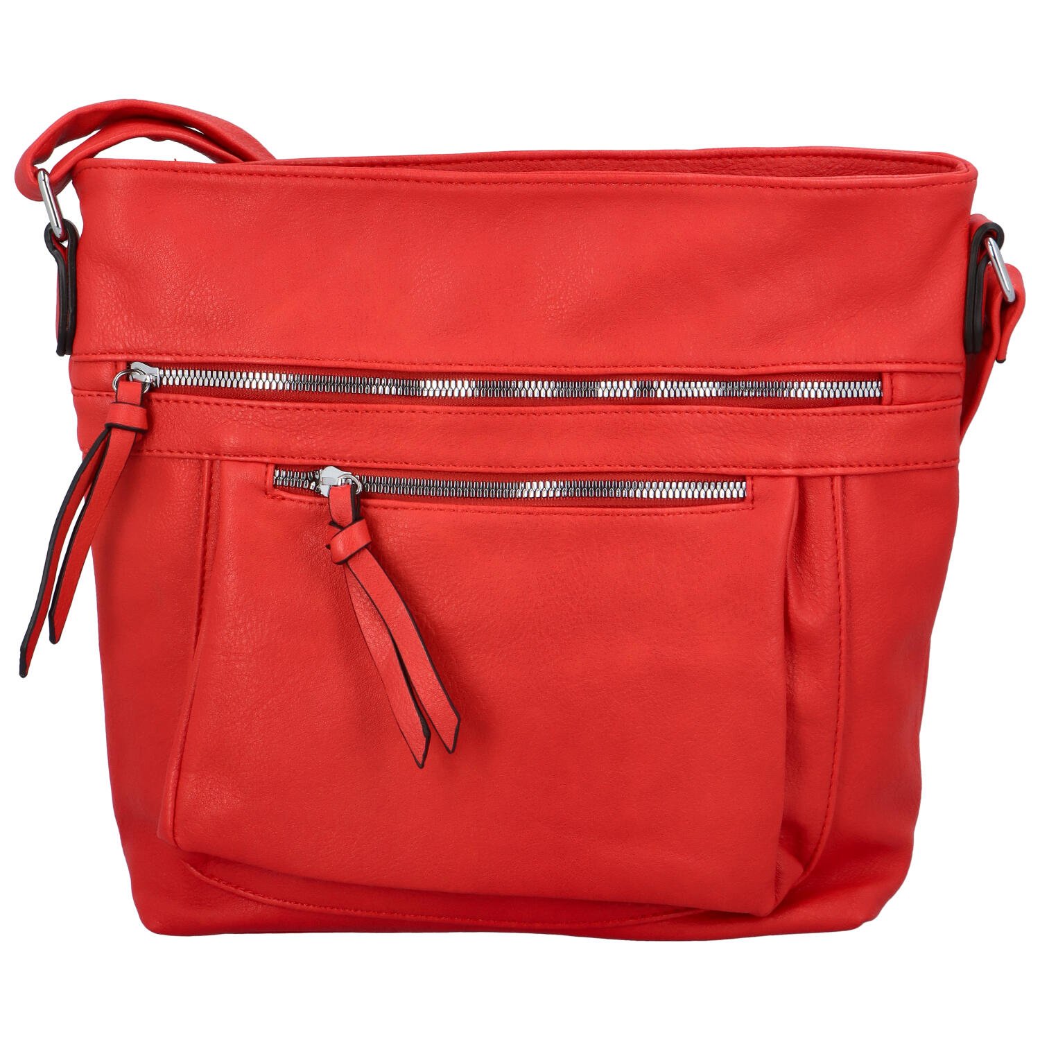 Dámská crossbody kabelka červená - Paolo bags Xanthe