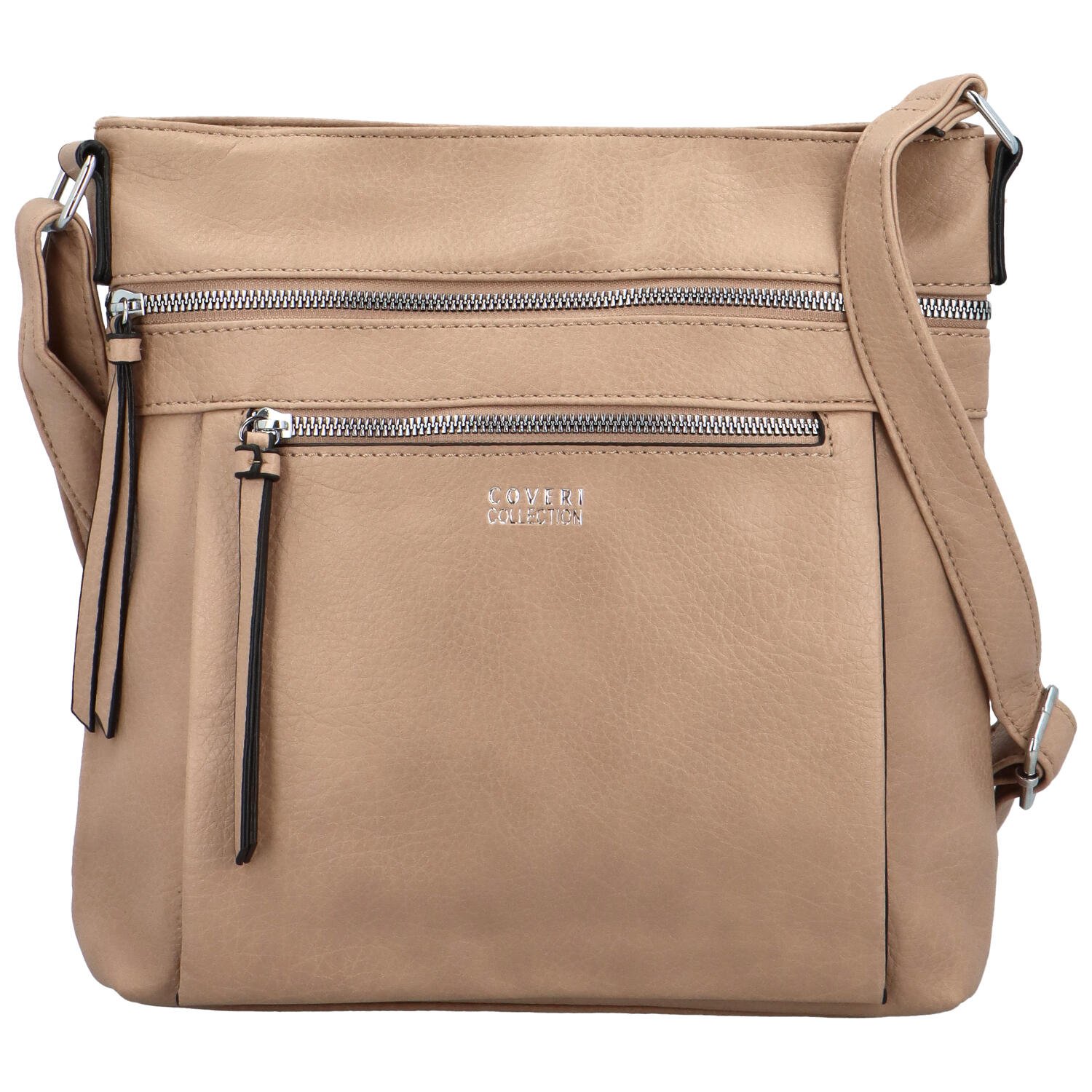 Dámská crossbody kabelka taupe - Coveri Daleina