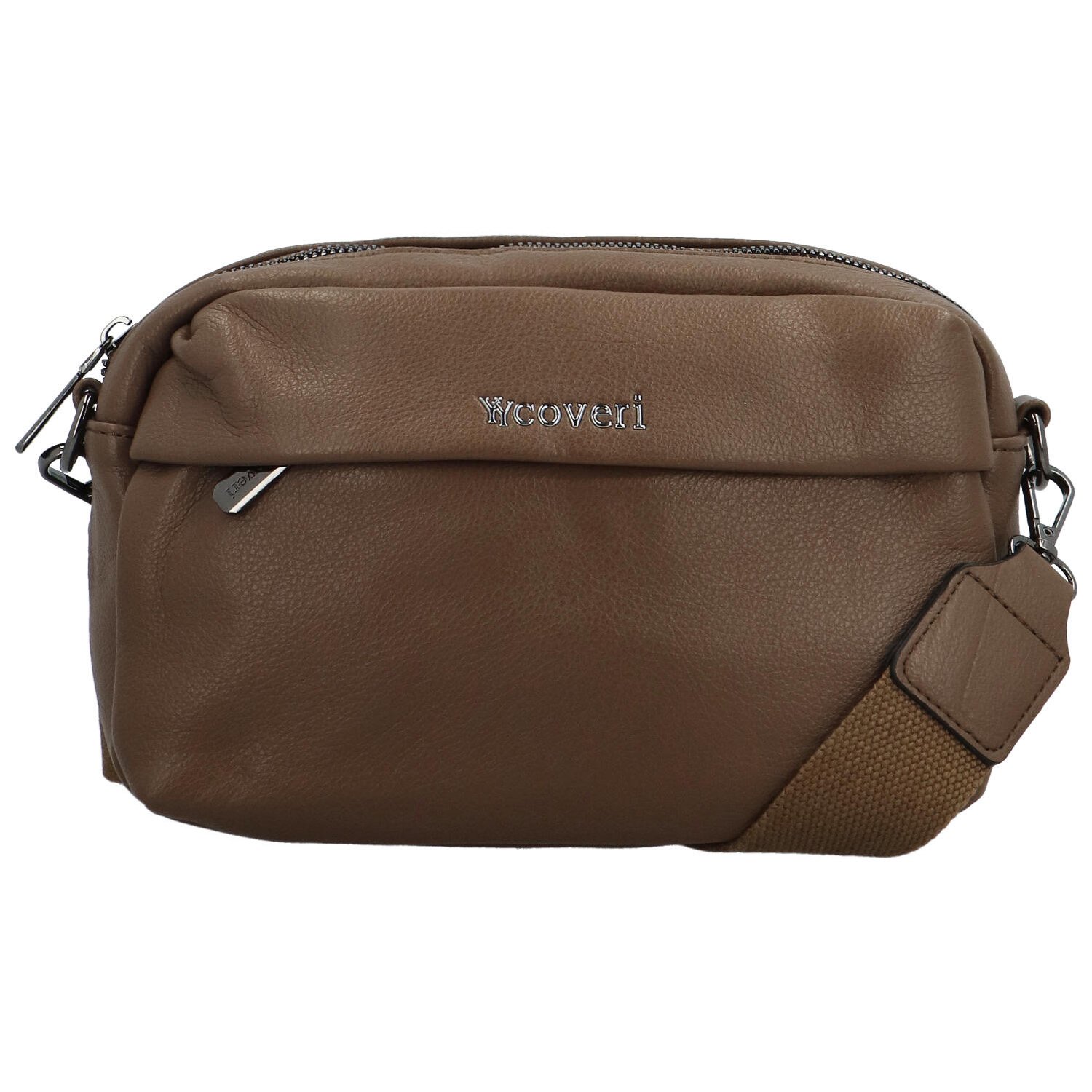 Dámská crossbody kabelka tmavě hnědá new - Coveri Liliana