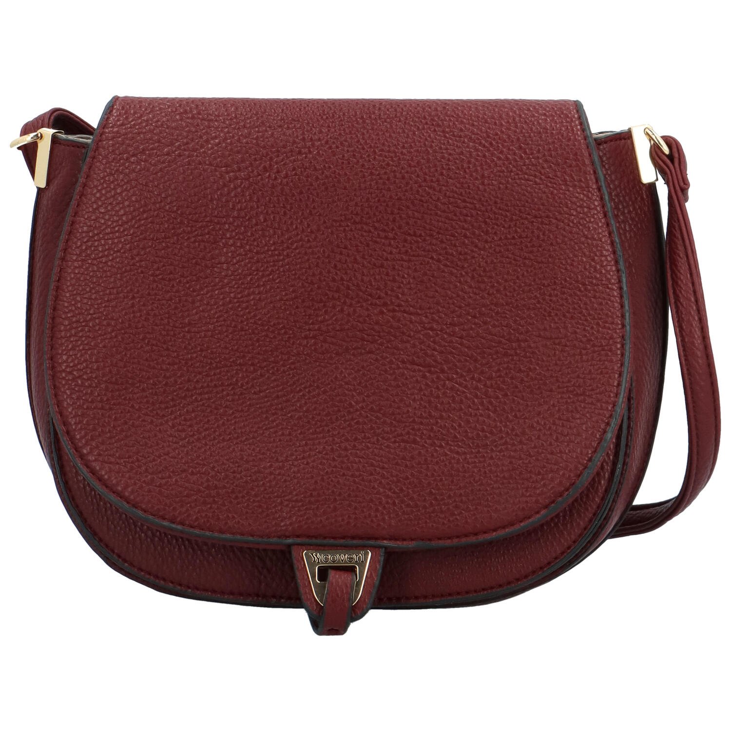 Dámská crossbody kabelka vínová - Coveri Polly