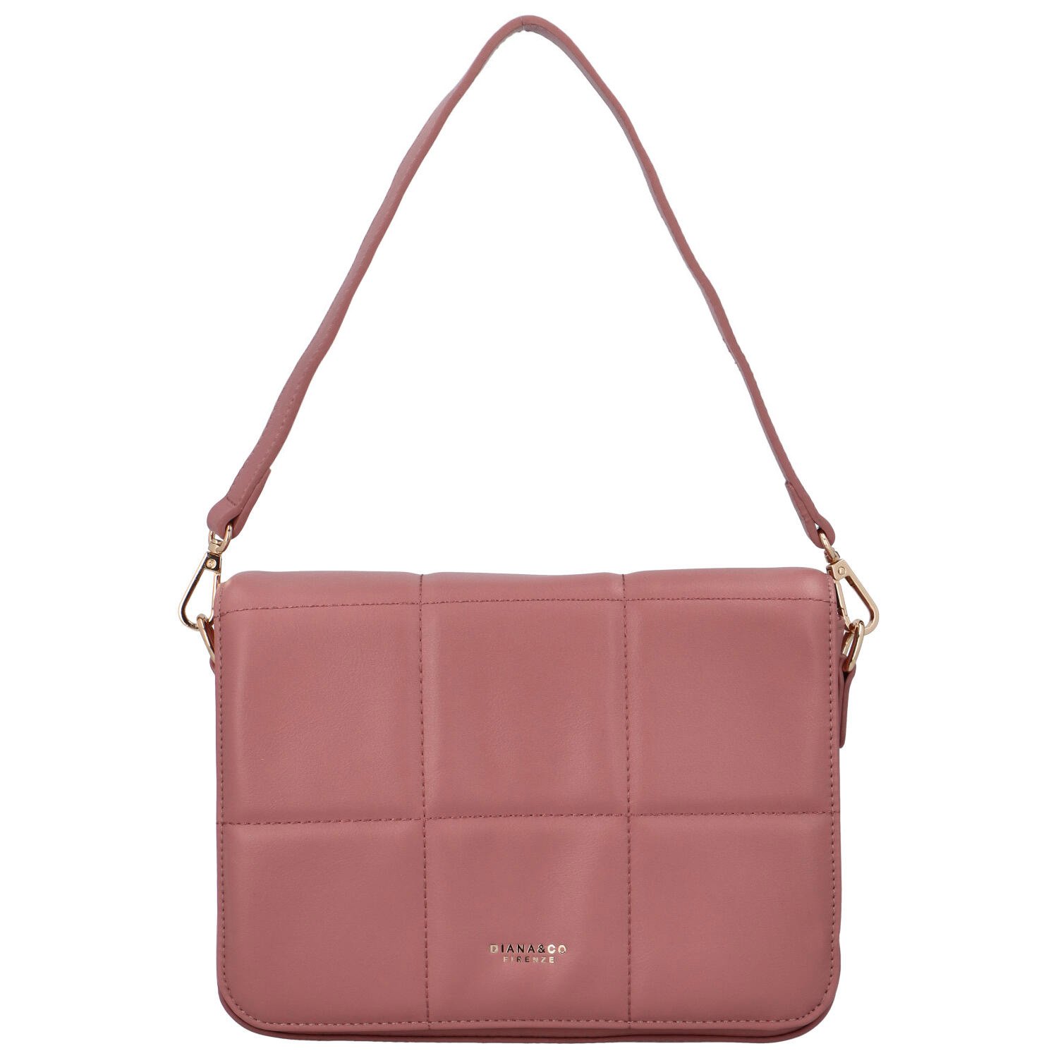 Dámská crossbody kabelka tmavě růžová - DIANA & CO Irenee