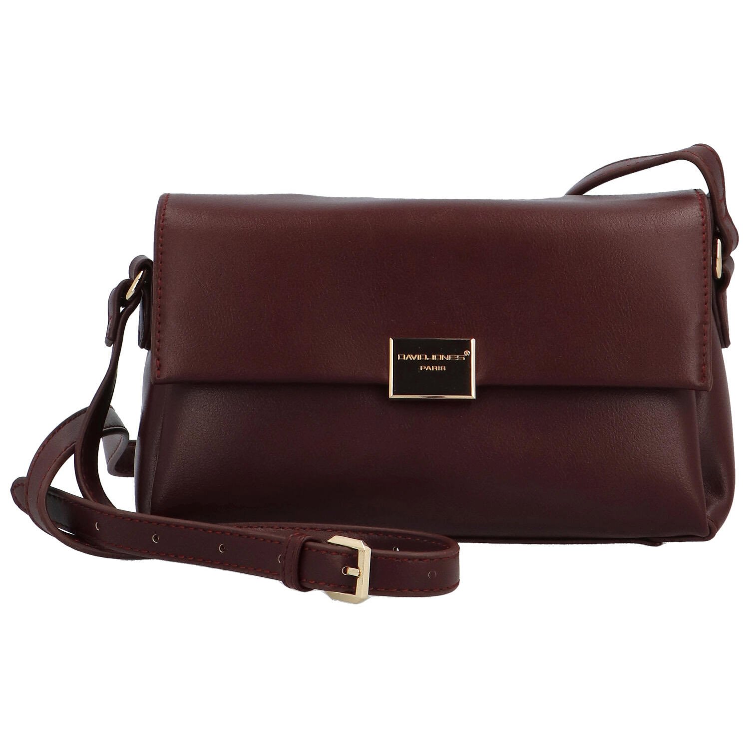 Dámská crossbody kabelka vínová - David Jones Ilena