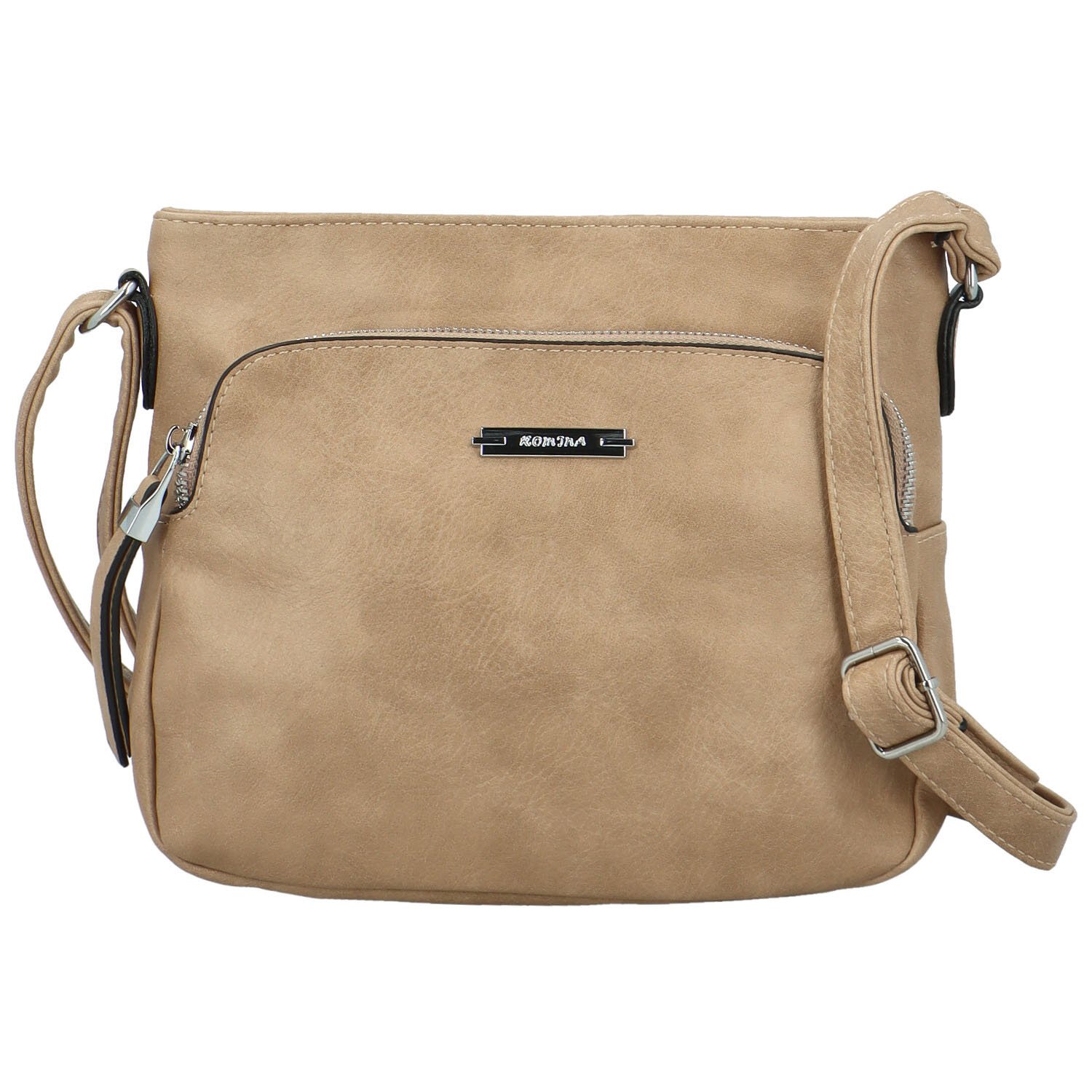 Dámská crossbody kabelka tmavě béžová - Romina & Co Bags Keola