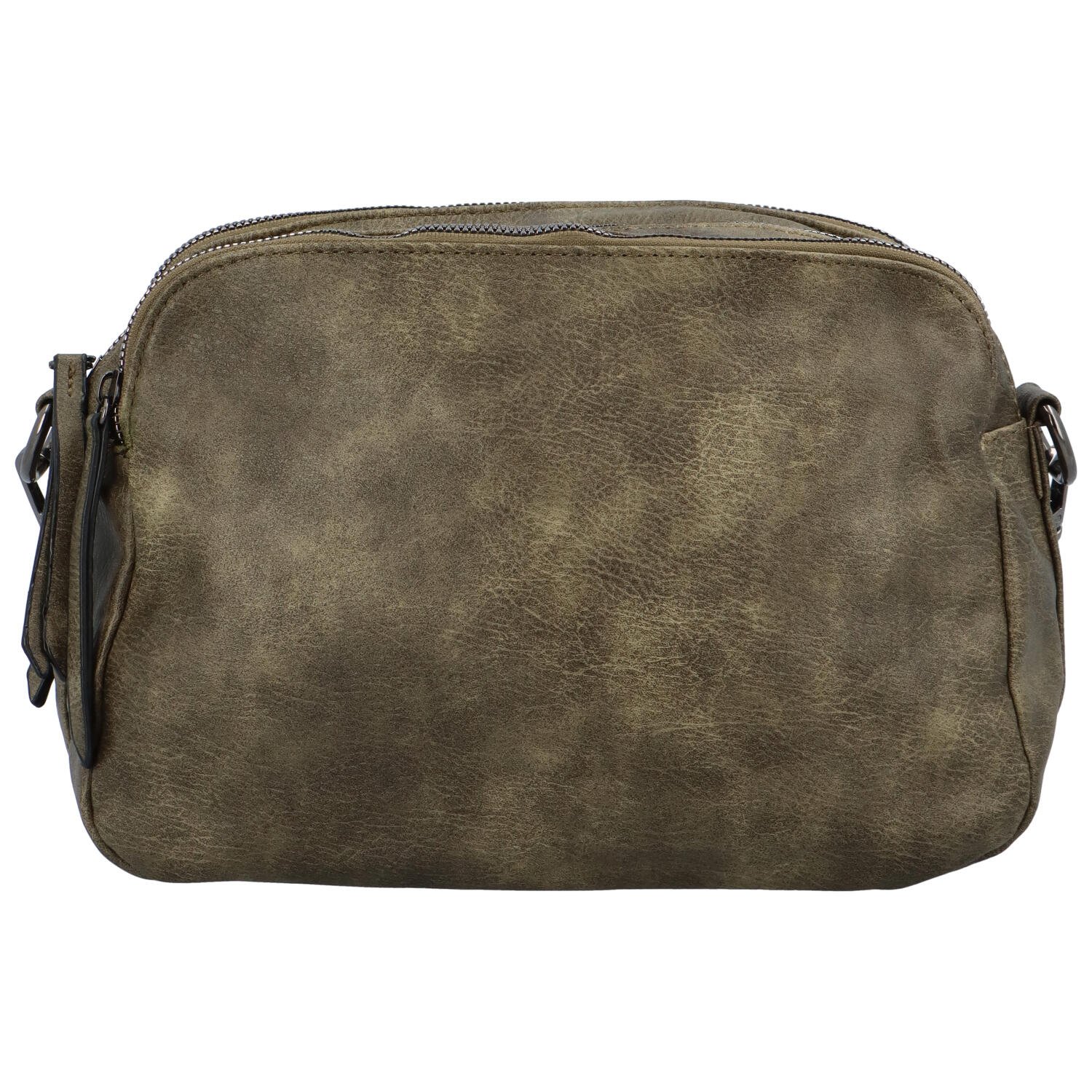 Dámská crossbody kabelka khaki - Paolo bags Erianes