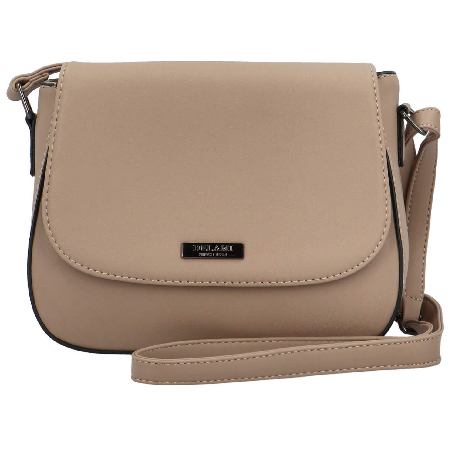 Dámská crossbody kabelka taupe - Delami Little Charm