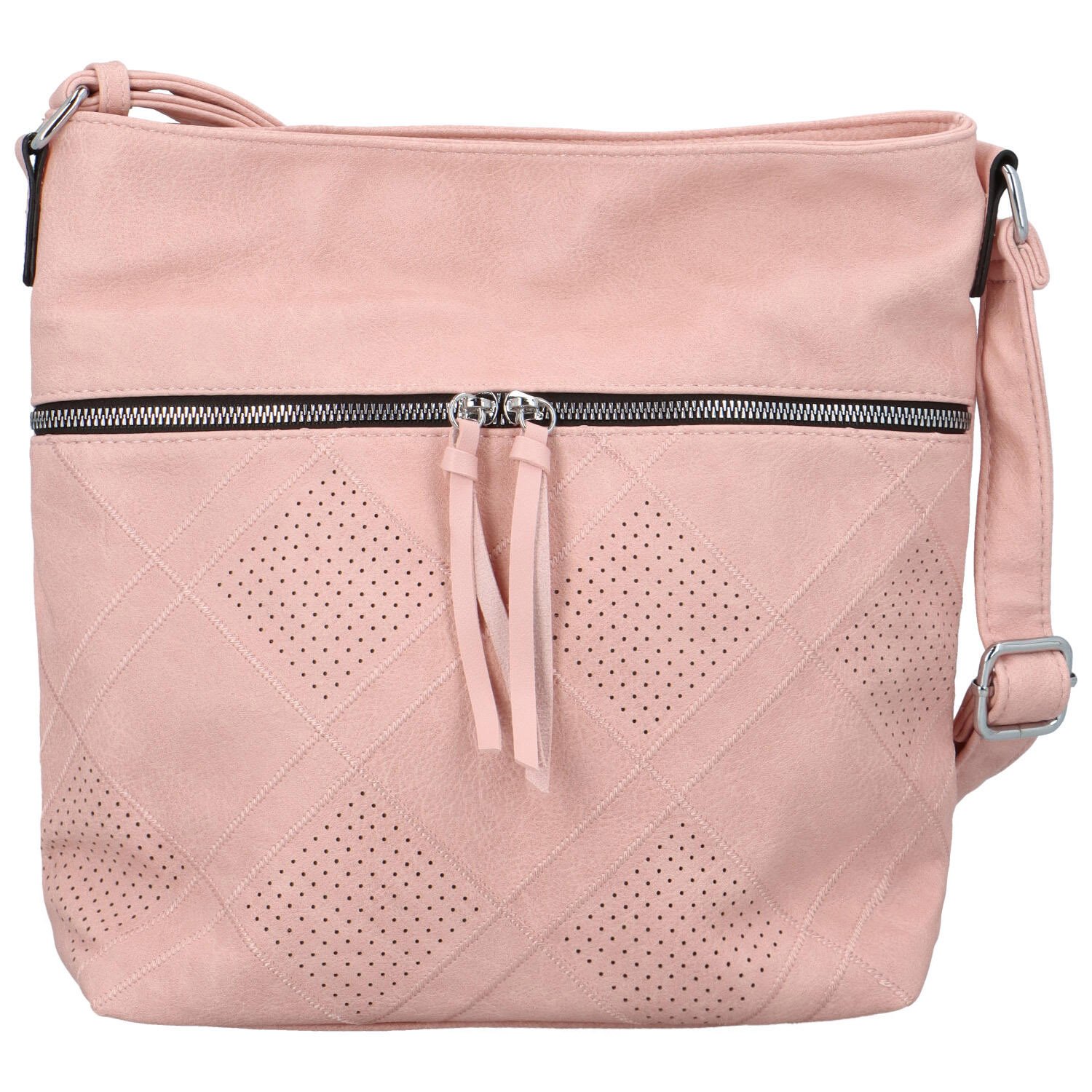 Dámská crossbody kabelka růžová - Firenze Briar