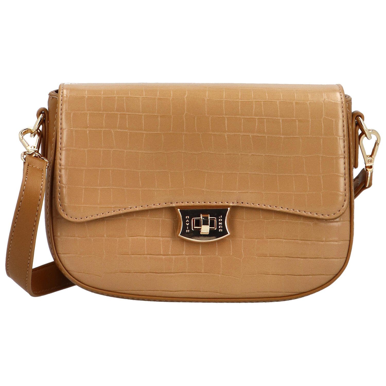 Dámská crossbody kabelka camel - David Jones Faisal