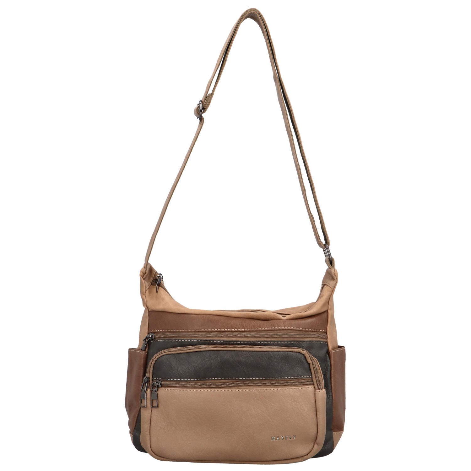 Dámská crossbody kabelka béžová - MaxFly Fiorella