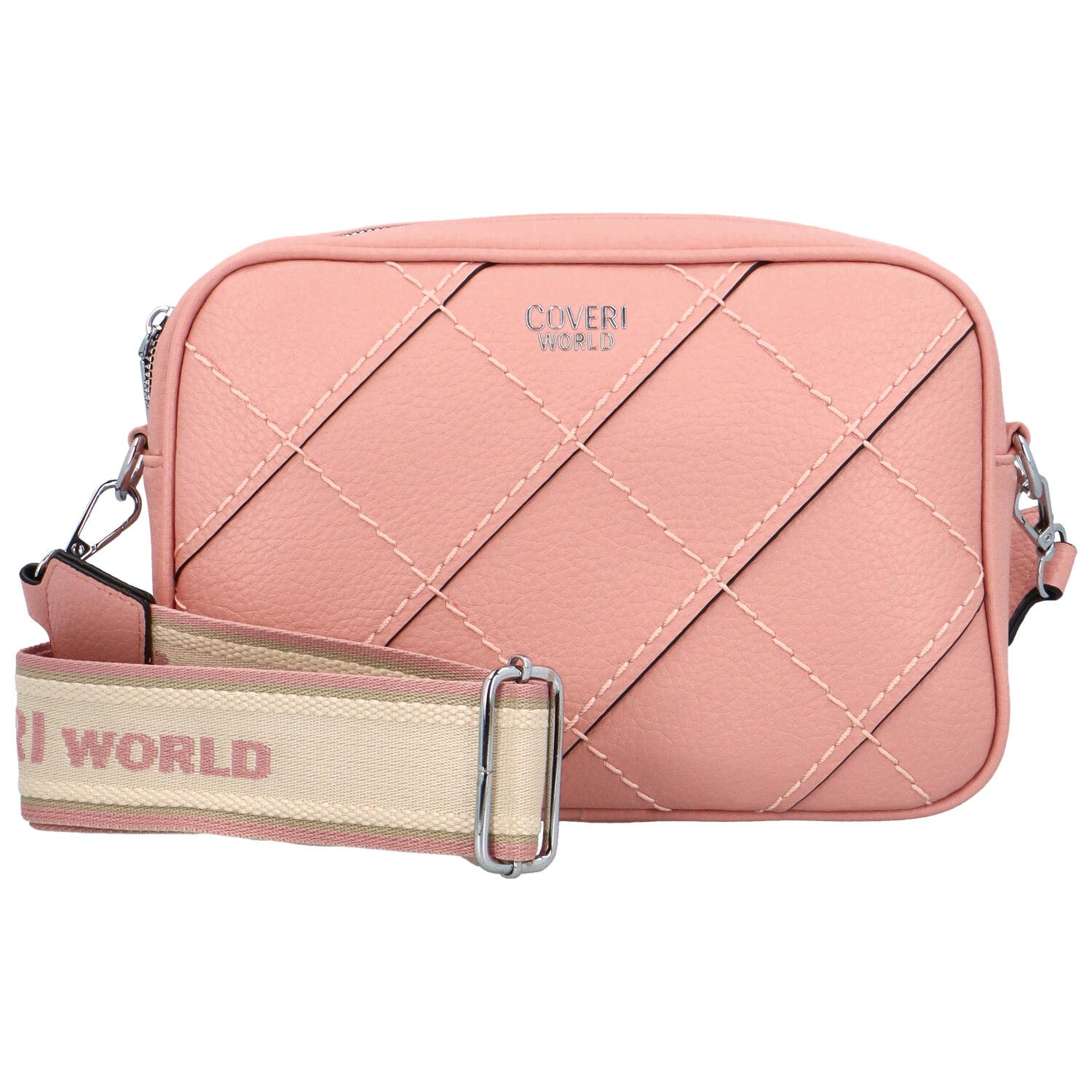 Dámská crossbody kabelka růžová - Coveri Faribax