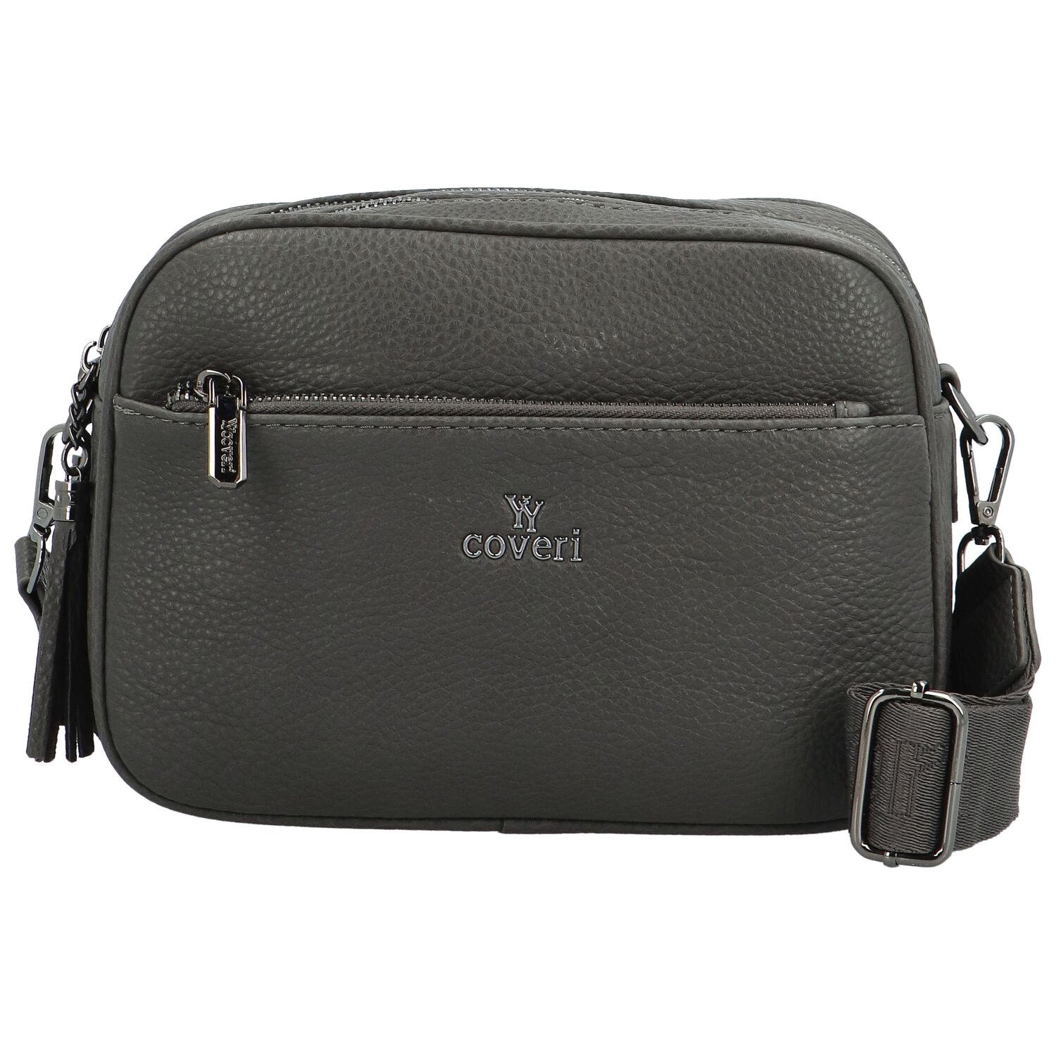 Dámská crossbody kabelka šedá - Coveri Tyris