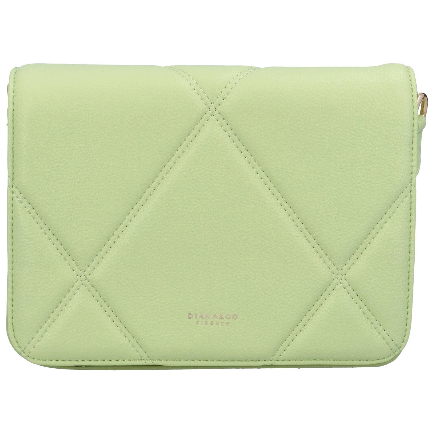 Dámská crossbody kabelka světle zelená - DIANA & CO Bleneded