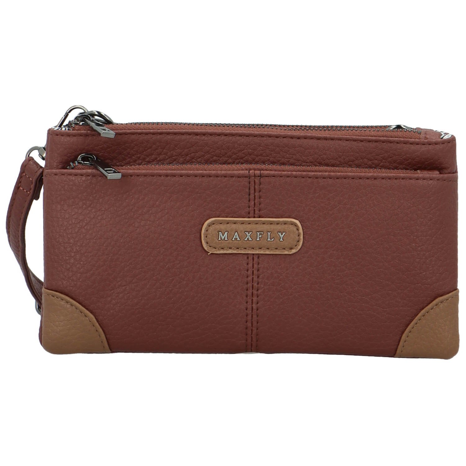 Dámská crossbody kabelka coffee - MaxFly Kandes