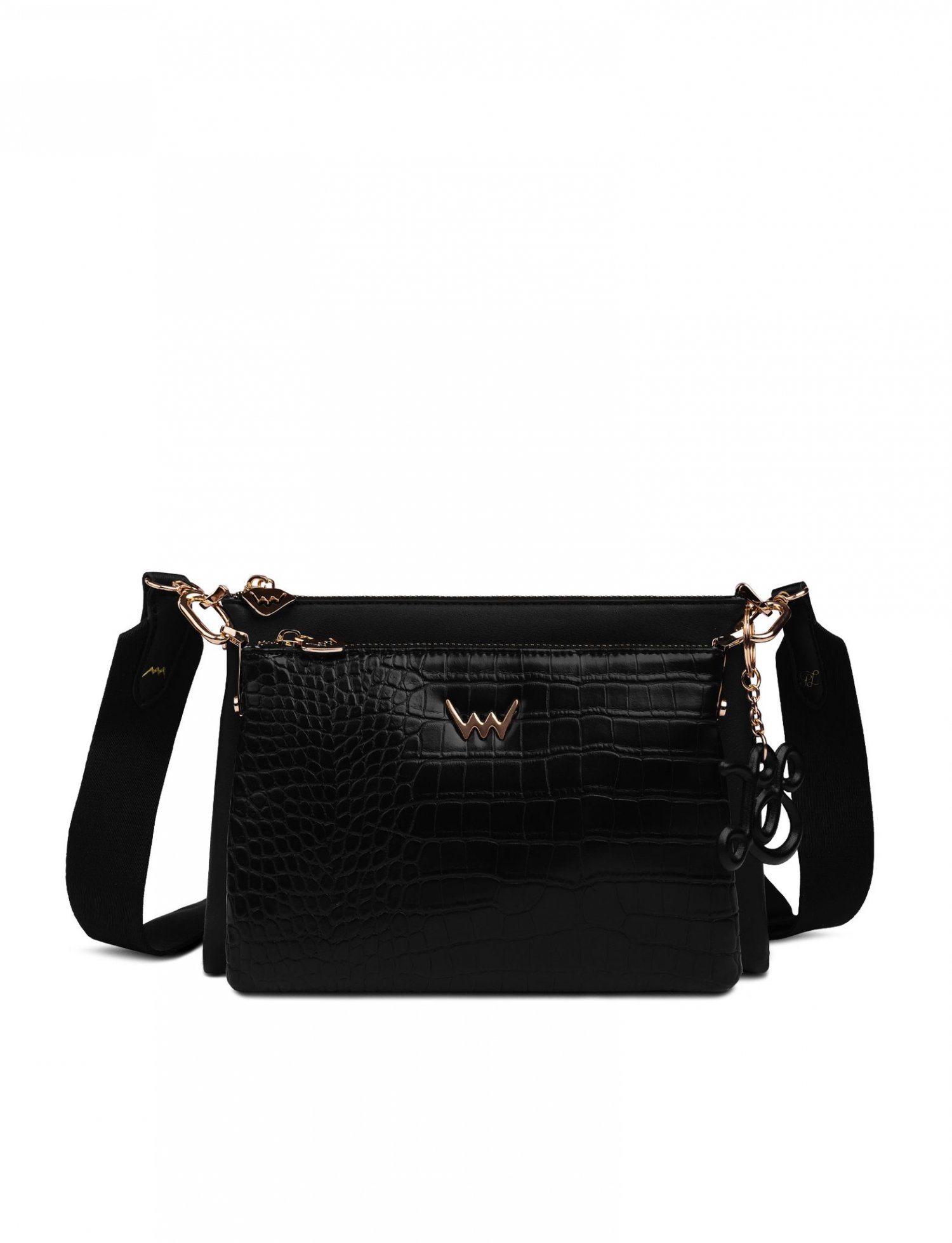 Dámská crossbody kabelka černá - Vuch Clasie