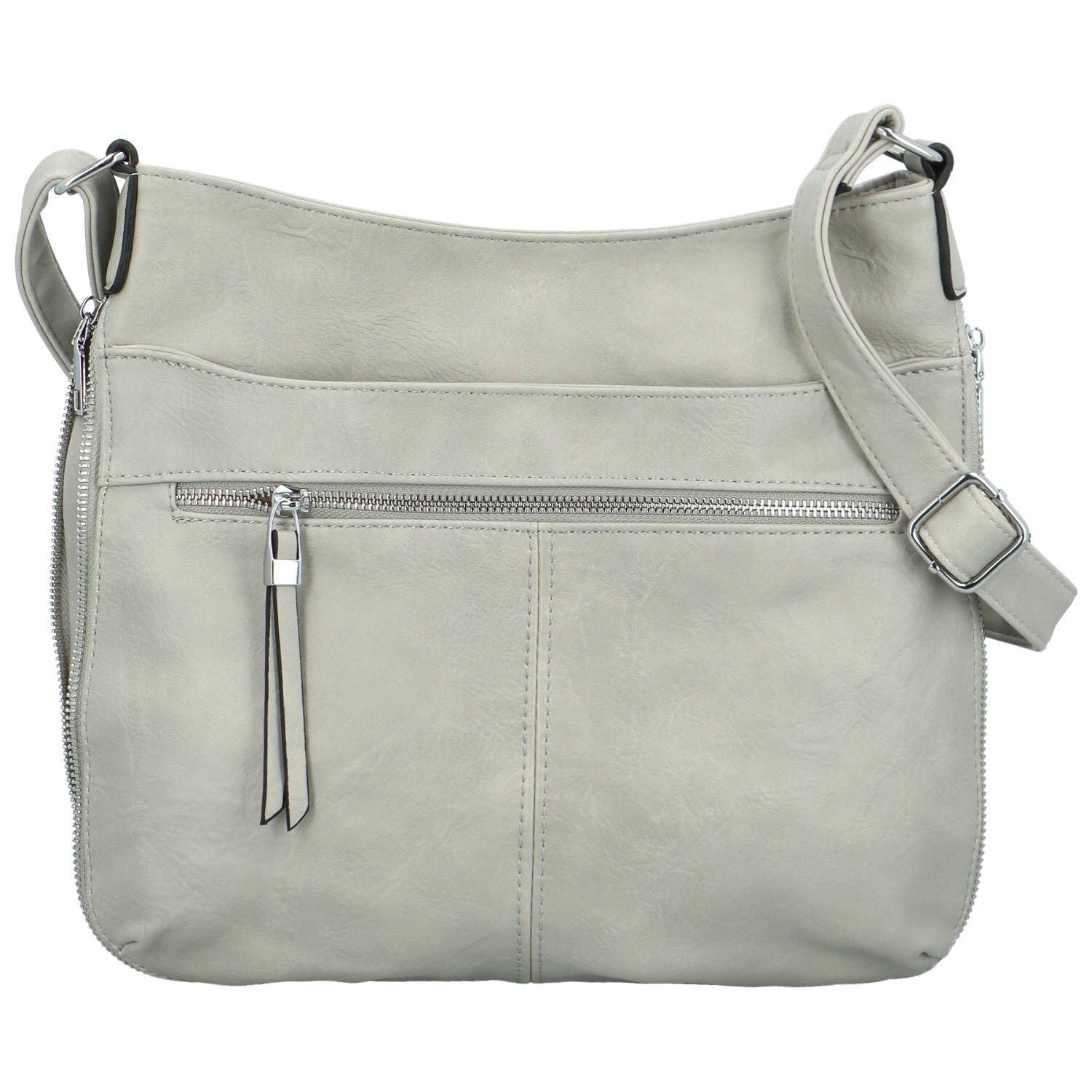 Dámská crossbody kabelka šedá - Firenze Grete new