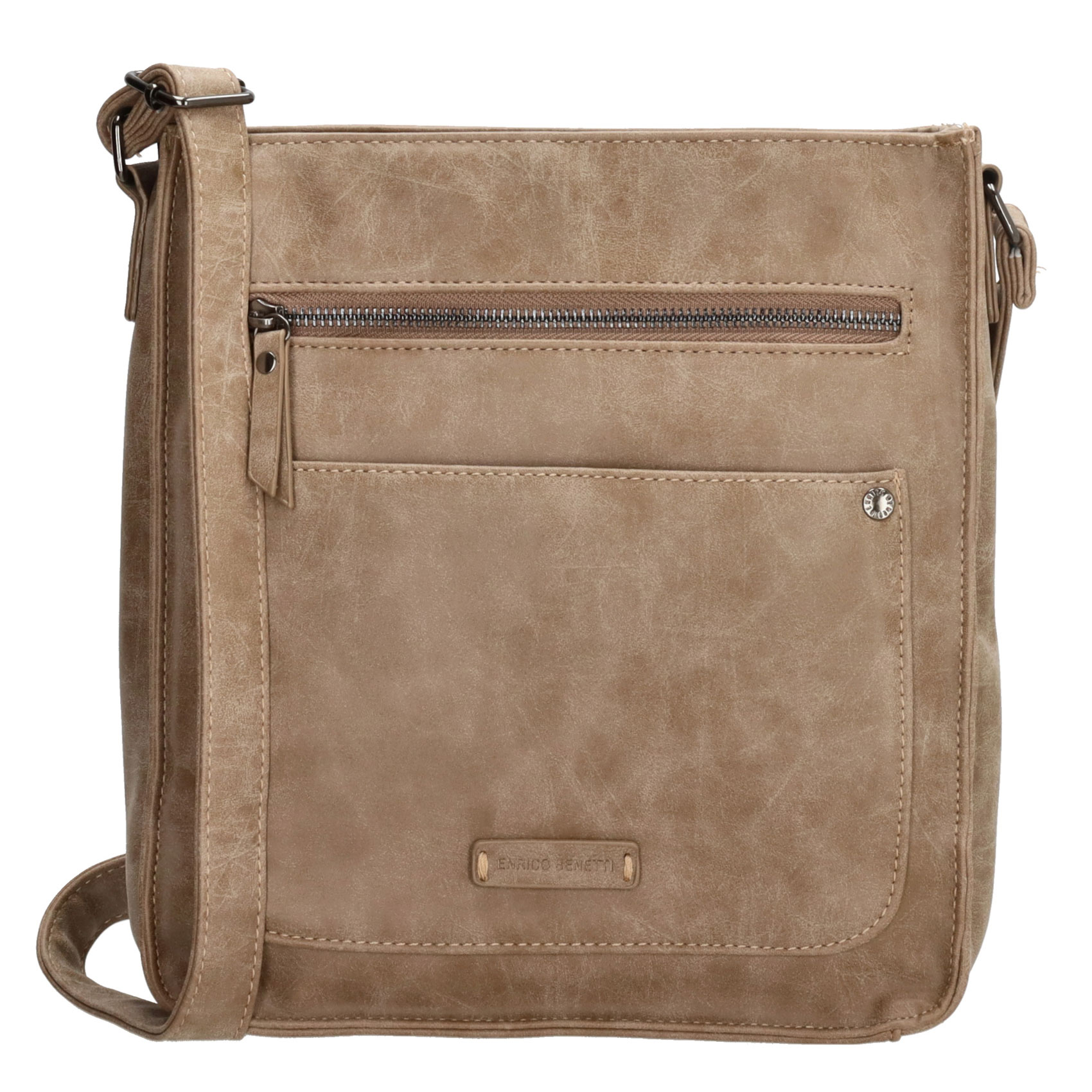 Dámská crossbody kabelka taupe - Enrico Benetti Edmina