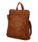 Dámský městský batoh kabelka hnědý - Paolo Bags Buginni