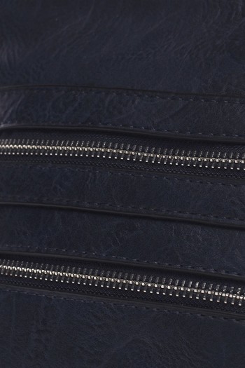 Moderní střední crossbody kabelka tmavě modrá - Delami Karlie