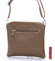 Originální dámská crossbody kabelka tmavá camel - David Jones Sanna