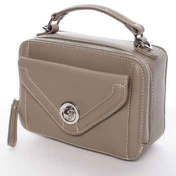 Malá atraktivní khaki dámská crossbody kabelka - David Jones Lalita