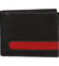 Pánská kožená peněženka černá - Diviley 1631 RED