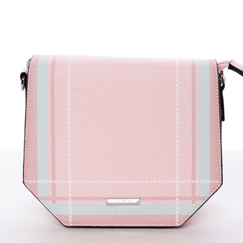 Trendy růžová crossbody kabelka - Silvia Rosa Medea