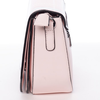 Trendy růžová crossbody kabelka - Silvia Rosa Medea