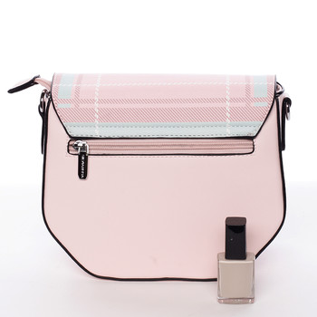 Trendy růžová crossbody kabelka - Silvia Rosa Medea