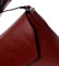 Tmavě červená dámská kožená crossbody kabelka - ItalY Dunya Two