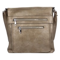 Moderní střední crossbody kabelka bronzová - Delami Karlie