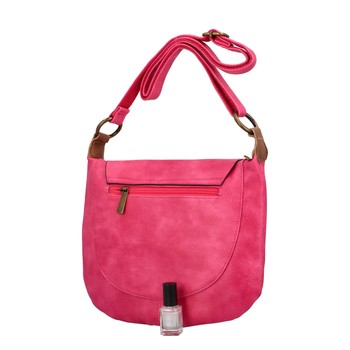 Dámská crossbody kabelka fuchsiová - Paolo Bags Jacquilinie