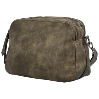 Dámská crossbody kabelka khaki - Paolo bags Erianes