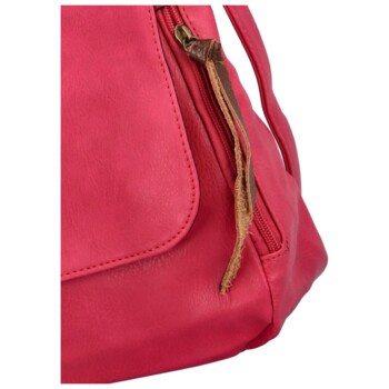 Dámská crossbody kabelka fuchsiová - Paolo bags Valika