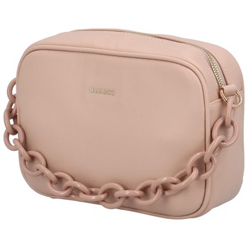 Dámská crossbody kabelka pudrově růžová - DIANA & CO Aftery