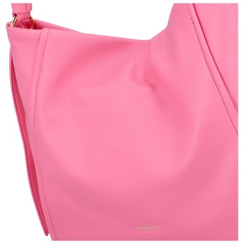 Dámská kabelka přes rameno sytě růžová - DIANA & CO Leliani