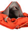 Dámský látkový batoh kabelka oranžový - Paolo Bags Myrtha