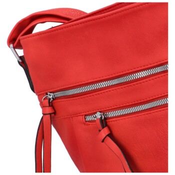 Dámská crossbody kabelka červená - Paolo bags Xanthe