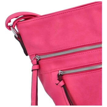 Dámská crossbody kabelka fuchsiová - Paolo bags Xanthe