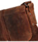Pánská kožená taška hnědá - Greenwood Skillet