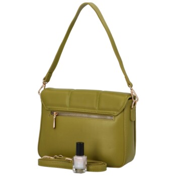 Dámská crossbody kabelka olivově zelená - DIANA & CO Irenee