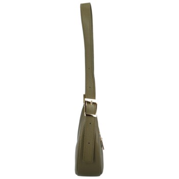 Dámska kožená crossbody khaki - Delami Kinsley