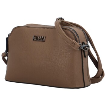 Dámská crossbody kabelka taupe - Coveri Ivena