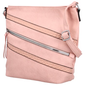 Dámská crossbody kabelka růžová - Firenze Kajlla