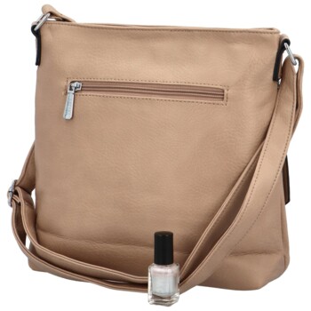 Dámská crossbody kabelka taupe - Coveri Daleina