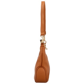 Dámská kožená crossbody camel - Delami Javier