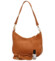 Dámská kožená crossbody camel - Delami Javier