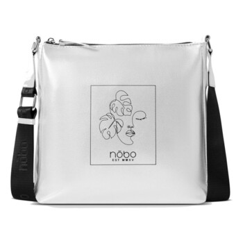 Dámská crossbody kabelka stříbrná - Nobo Rosalia