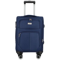 Cestovní látkový kufr tmavě modrý - Ormi Mischell S