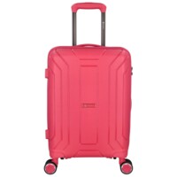 Cestovní plastový kufr růžový - Ormi Maroon S