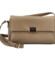 Dámská crossbody kabelka taupe - David Jones Ilena